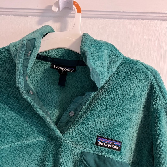 Patagonia Re-Tool Snap-T Fleece Pullover Green - Picture 2 of 3